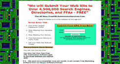 Desktop Screenshot of freeurlsubmissionservices.com