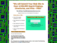 Tablet Screenshot of freeurlsubmissionservices.com
